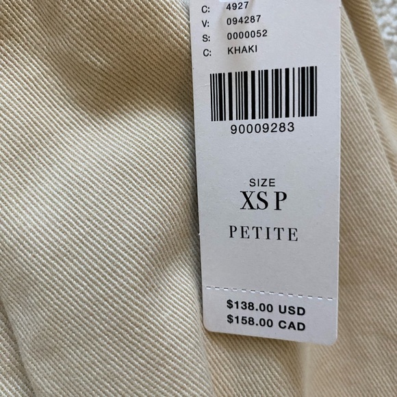 Pilcro XS canvas barrel pants NWT - Picture 2 of 10